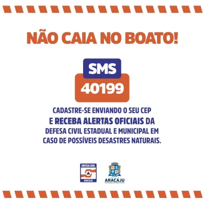 Prefeitura de Aracaju alerta para ventos fortes nas próximas 48 horas (Imagem: Prefeitura de Aracaju)