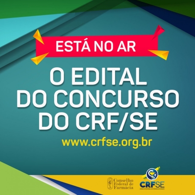 Conselho Regional de Farmácia do estado de Sergipe lança edital para Concurso Público (Imagem: CRF/SE)