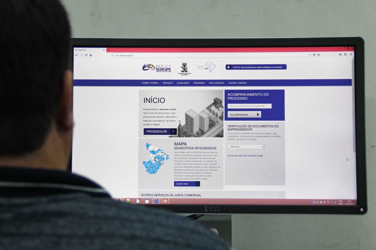 A partir de setembro, registro empresarial será feito totalmente via Portal Agiliza Sergipe (Foto: Jucese/SE)