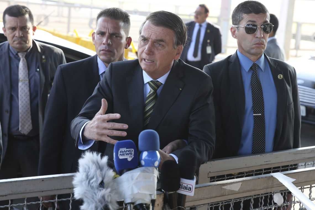 Jair Bolsonaro: aumento de queimadas na Amazônia pode ser ação criminosa (Foto: Antonio Cruz/ Agência Brasil)