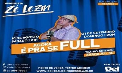 O espetáculo acontece nos dias 31 de agosto, às 21h, e 01 de setembro, às 20h, no Teatro Atheneu (Foto: Del Produções Artísticas)