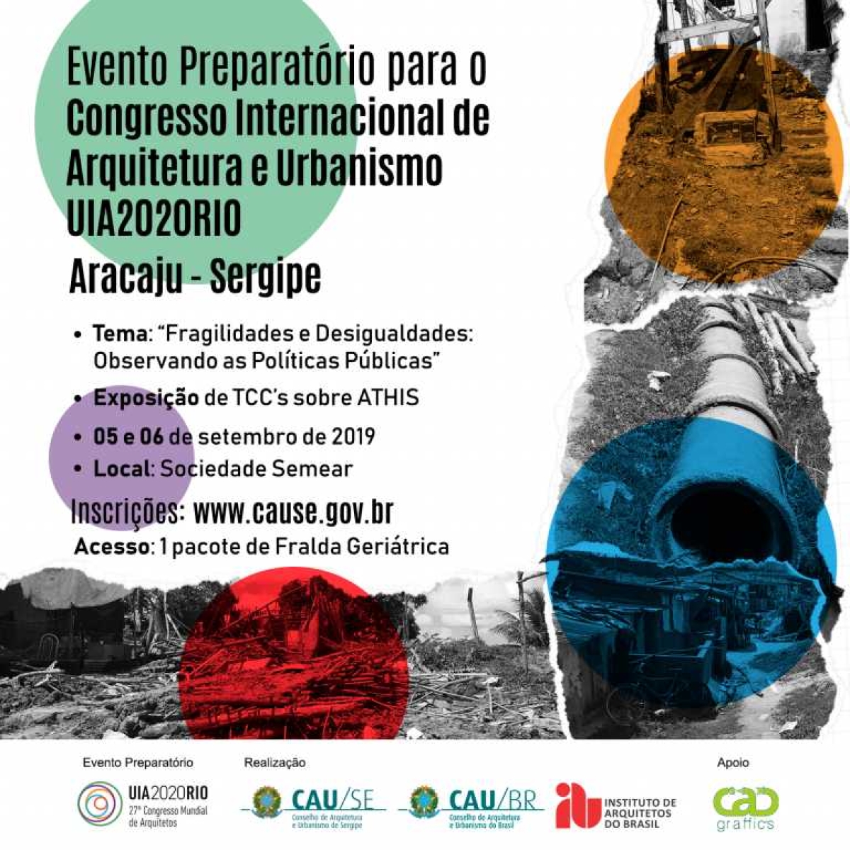 Aracaju sediará Evento Preparatório para o Congresso Internacional UIA 2020 RIO (Imagem: Divulgação)