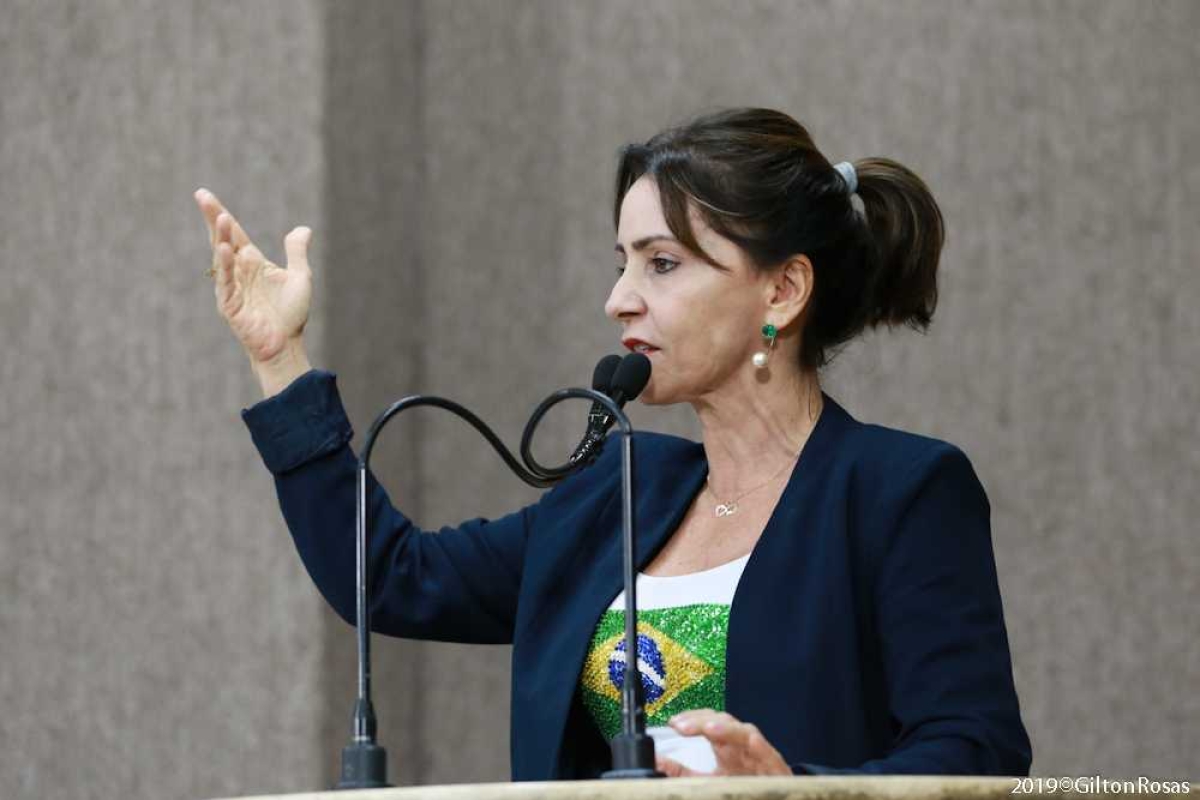 Emília Corrêa: "Não é coisa da oposição quando mostramos o caos na saúde, é a realidade da cidade" (Foto: Gilton Rosas/ CMA)