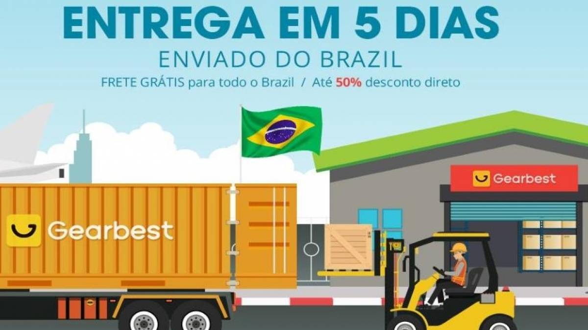 Gearbest abre depósito no Brasil e oferece entrega em 5 dias (Imagem: Divulgação)