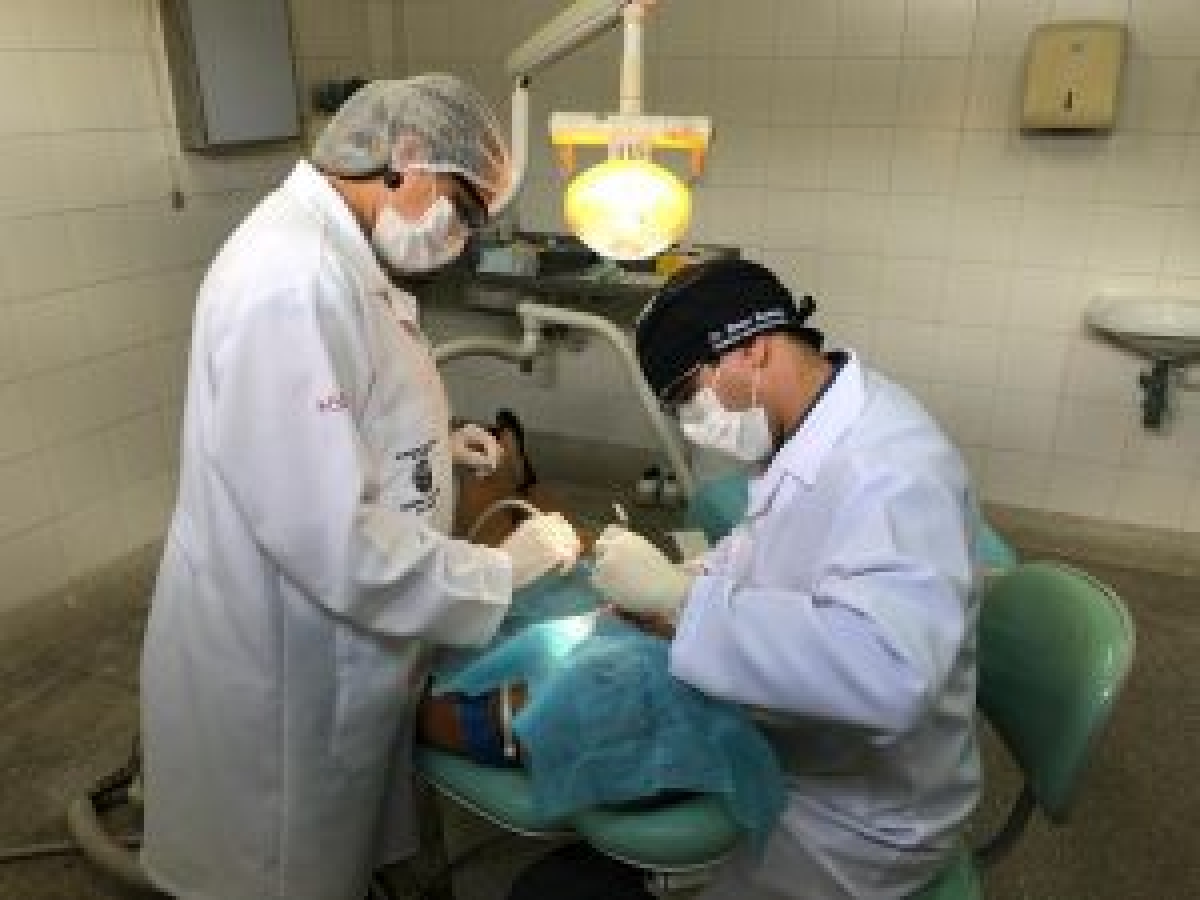 Vermelhidão e sangramento gengival podem ser sinais de periodontite (Foto: SES/SE)