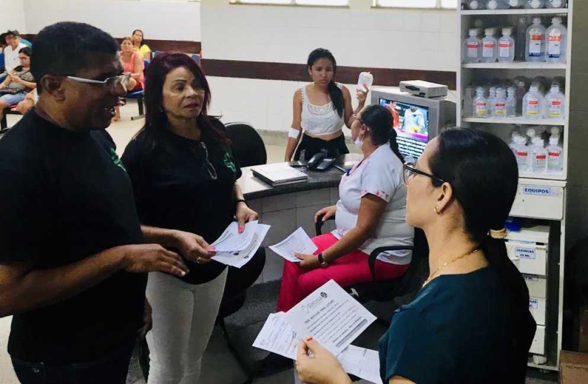Sintasa divulga paralisação aos servidores do Hospital Regional de Propriá e Maternidade de Capela (Foto: Sintasa/SE)
