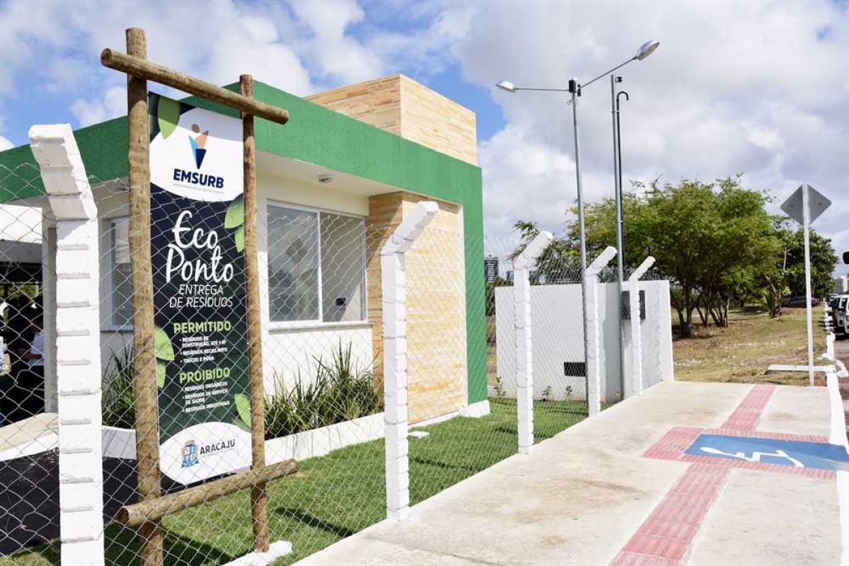 Aracaju Sustentável: Edvaldo inaugura segundo ecoponto da cidade (Foto: Ana Lícia Menezes/ PMA)