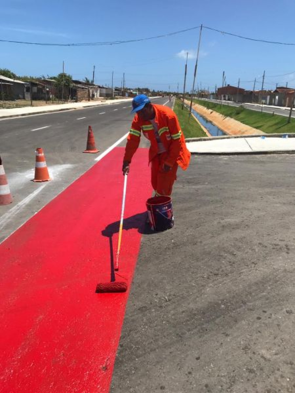 Prefeitura vai implantar ciclofaixa nas avenidas Nova Saneamento e Francisco Porto (Foto: SMTT/Aracaju)