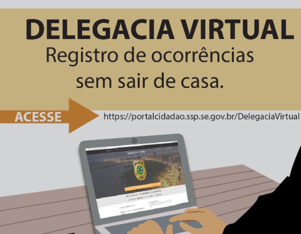 População pode prestar boletim de ocorrência também pela Delegacia Virtual (Imagem: Divulgação)