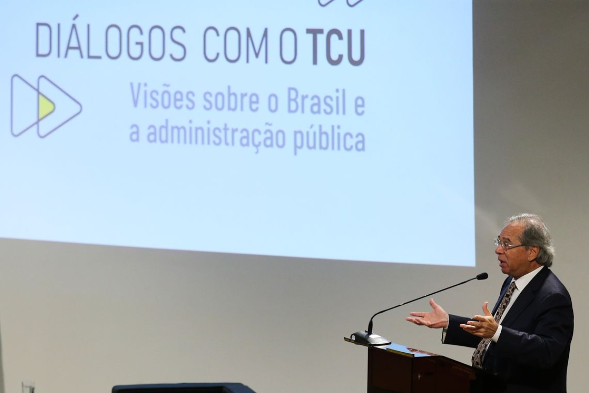 Regime de partilha do leilão da cessão onerosa é "ruim", diz Guedes (Foto: José Cruz/ Agência Brasil)