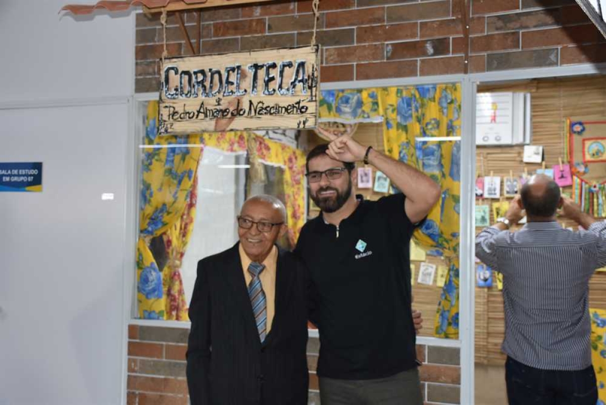 Poeta Pedro Amaro vira nome de cordelteca (Foto:  Via Destaque Comunicação)