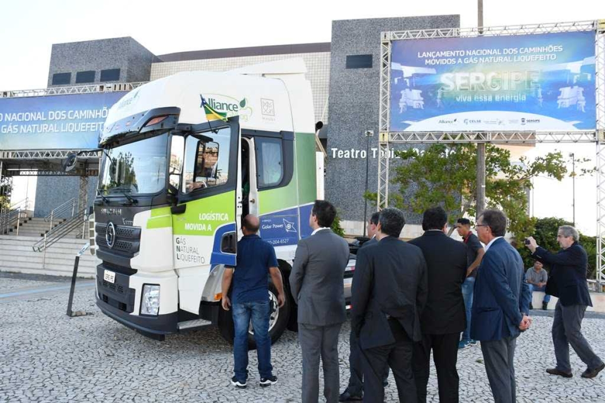 Cada caminhão que transporta GNL compensa a emissão de CO2 equivalente a 7 mil árvores plantadas por ano (Foto: Site Laércio Oliveira)