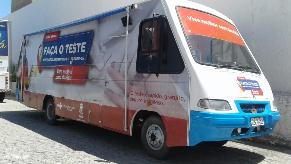 Governo leva Unidade Móvel com testes rápidos de IST´s a interior do Estado (Foto: SES/SE)