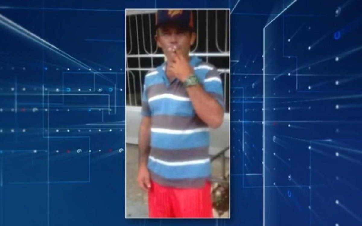 A vítima Carlos Roberto Vieira da Silva (Imagem: Reprodução de vídeo/ Jornal Nacional)
