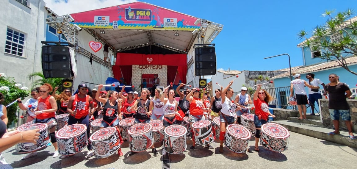 Batalá Mundo no Pelourinho (Foto: Via Assessoria do Evento)