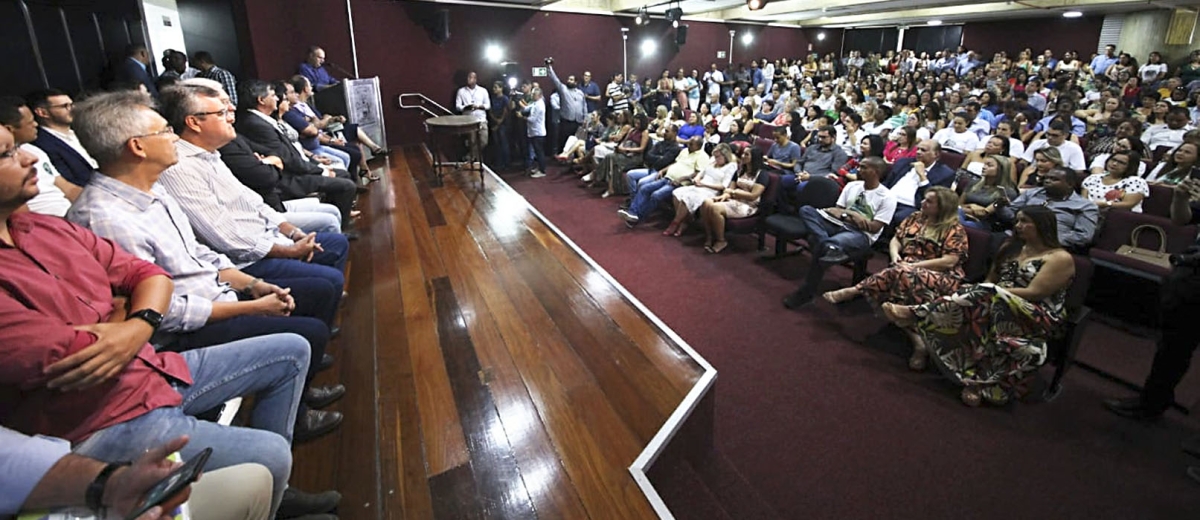 Belivaldo garante pagamento do reajuste do piso salarial dos professores da educação (Foto: Marco Vieira/ Governo de Sergipe)