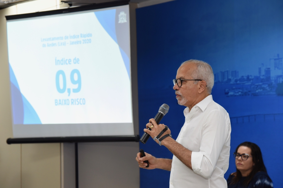 Aracaju mantém baixo risco de infestação pelo Aedes aegypti em 1º LIRAa de 2020 (Foto: Ana Lícia Menezes/ PMA)