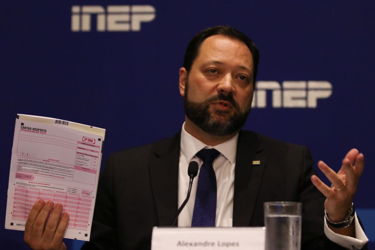 Presidente do Inep, Alexandre Lopes (Foto: Fabio Rodrigues Pozzebom/ Agência Brasil)