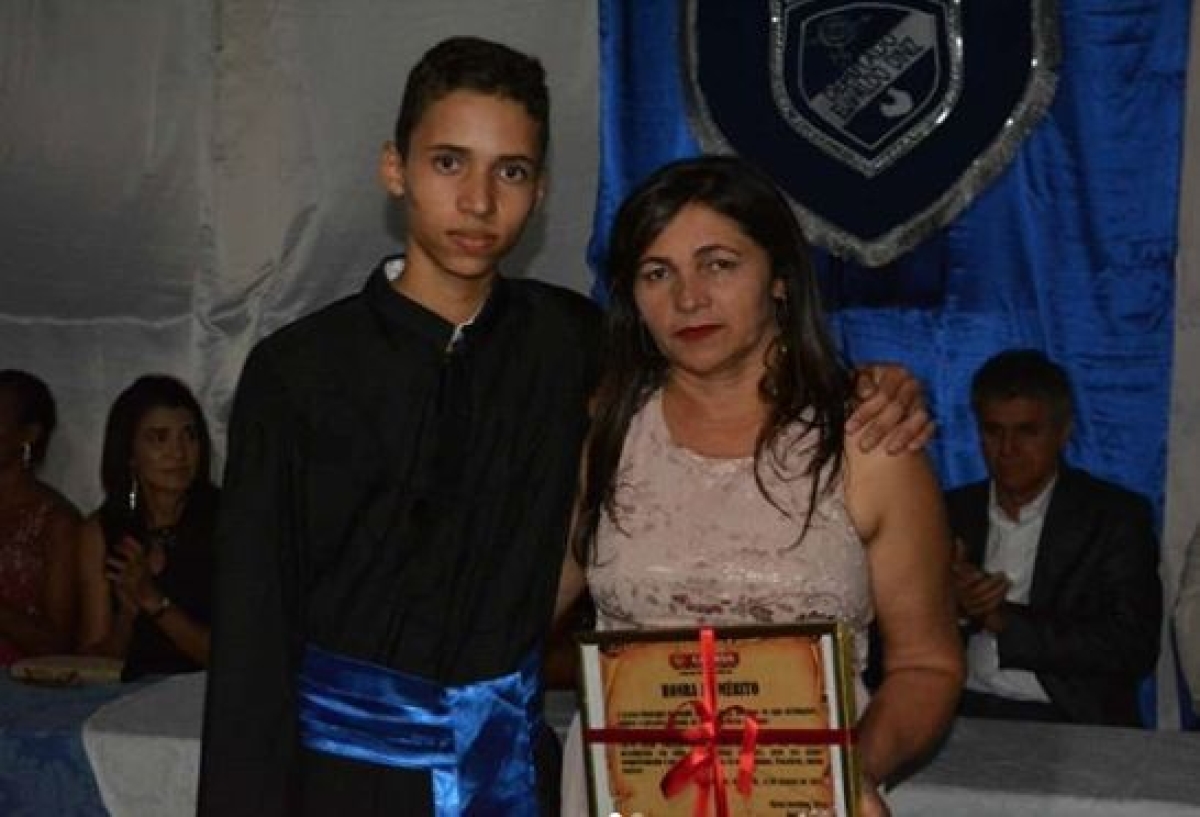 Leonardo na festa de conclusão do ensino médio (Foto: Reprodução/ Instagram/ Via Destaque Notícias)