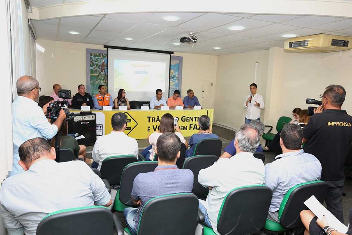 Prefeitura apresenta detalhes da operação Projeto Verão 2020 (Foto: Sérgio Silva/ Prefeitura de Aracaju)