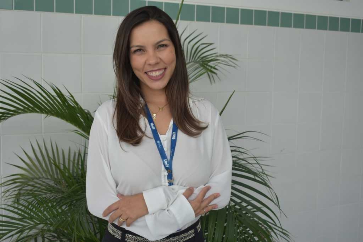 Nathalya Maria Vilela Moura a caminho do mestrado em Ribeirão Preto (Foto: Unit)