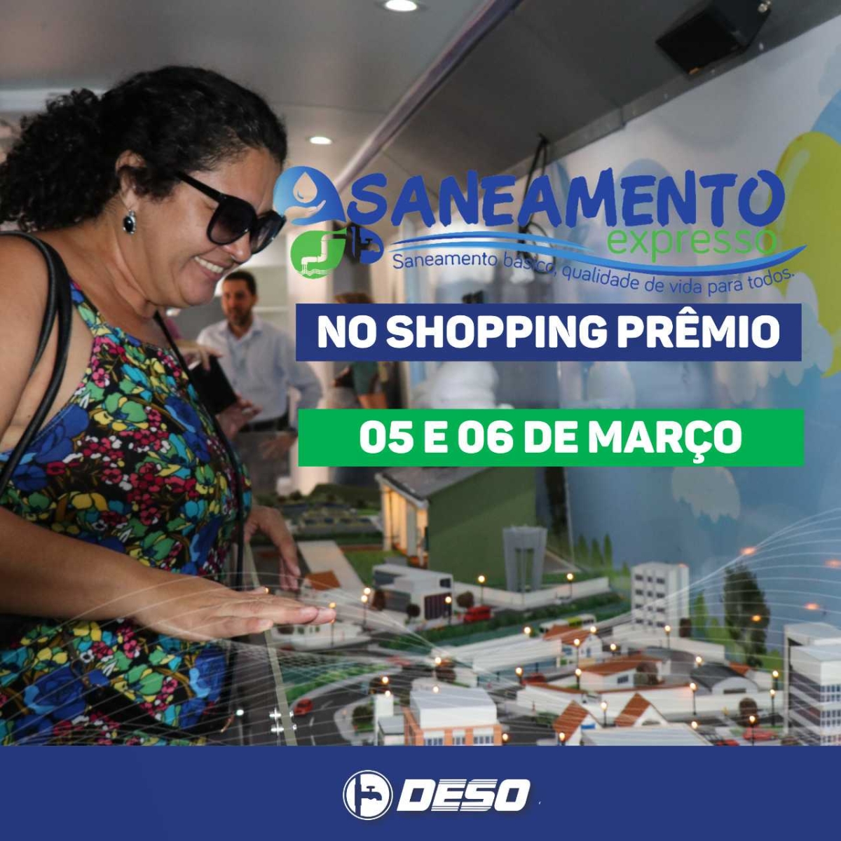 Shopping Prêmio recebe projeto Saneamento Expresso da Deso (Imagem: Divulgação)