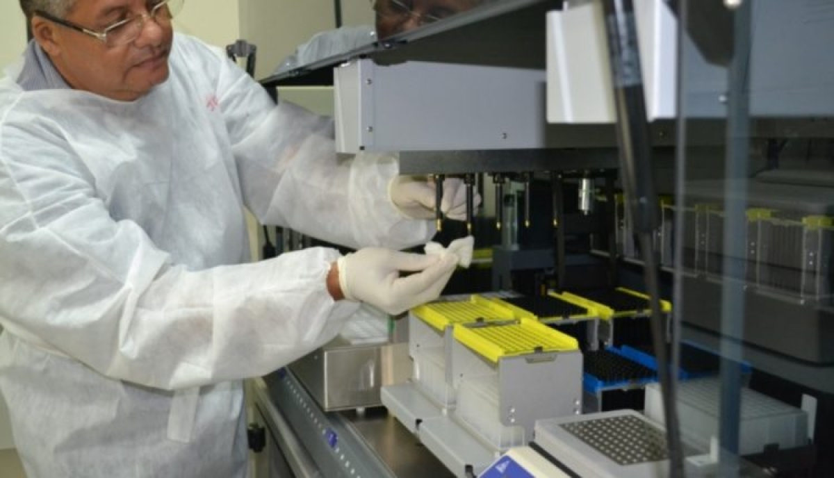 Lacen faz análise de vírus respiratórios (Foto de arquivo: SES/SE)
