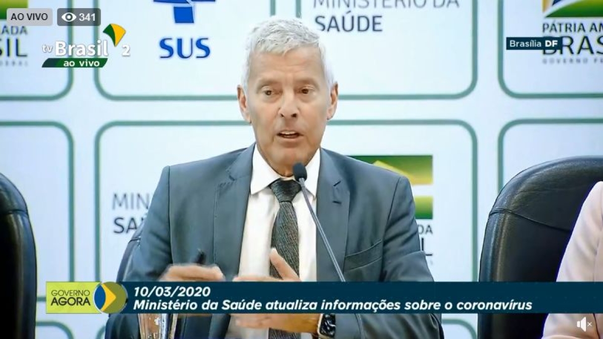 Brasil registra 34 casos de coronavírus no Brasil (Foto: Reprodução de vídeo/ Facebook/ Agência Brasil)