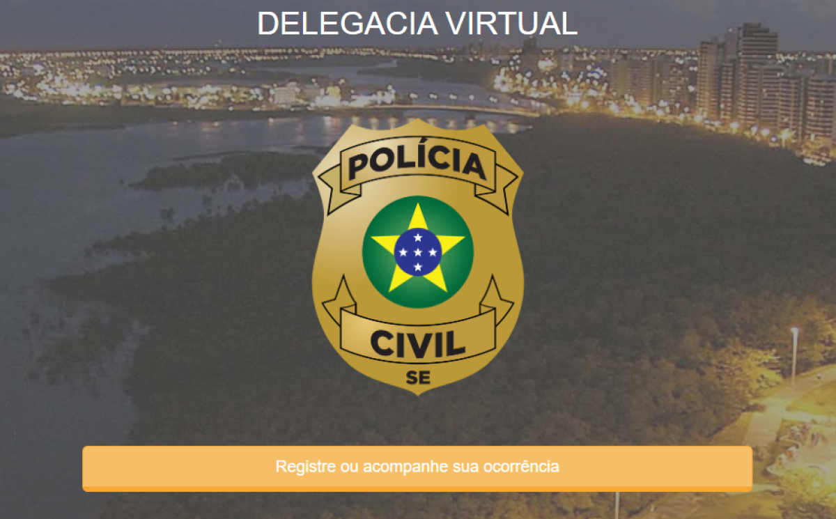 Polícia Civil amplia casos em que pode ser prestado boletim de ocorrência pela internet (Imagem: SSP/SE)