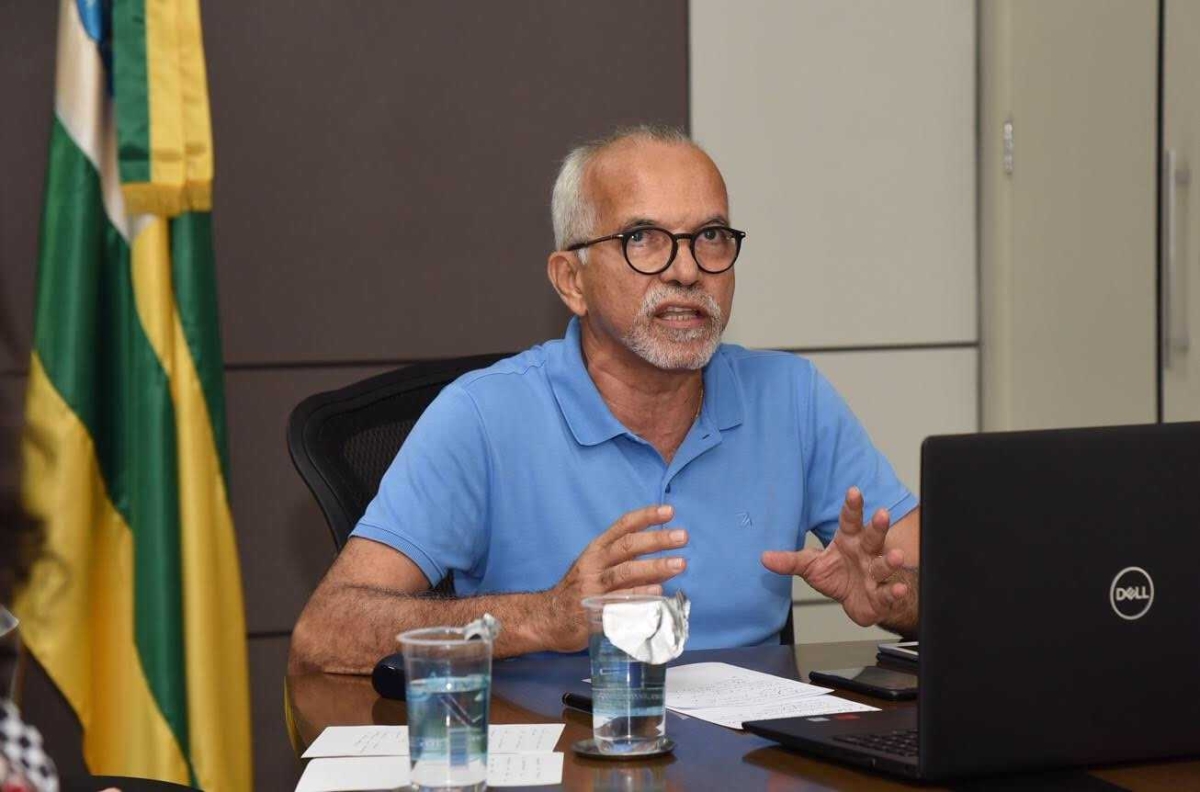 Coronavírus: Em videoconferência com presidente e ministro, prefeito pede liberação de recursos (Foto: Ana Lícia Menezes/ Prefeitura de Aracaju)