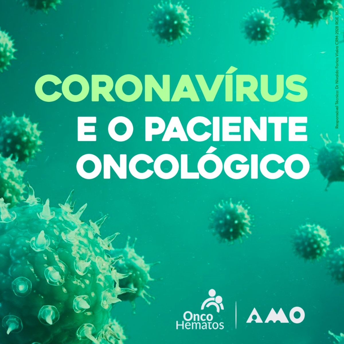 Onco Hematos reforça cuidados dos pacientes oncológicos com a pandemia do Covid-19 (Imagem: Ascom Onco Hematos)