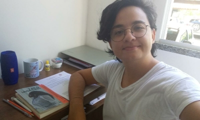 Conselheira Camila Calaça, psicóloga do CAPS III (Foto: Assessoria de Comunicação/CRP19)