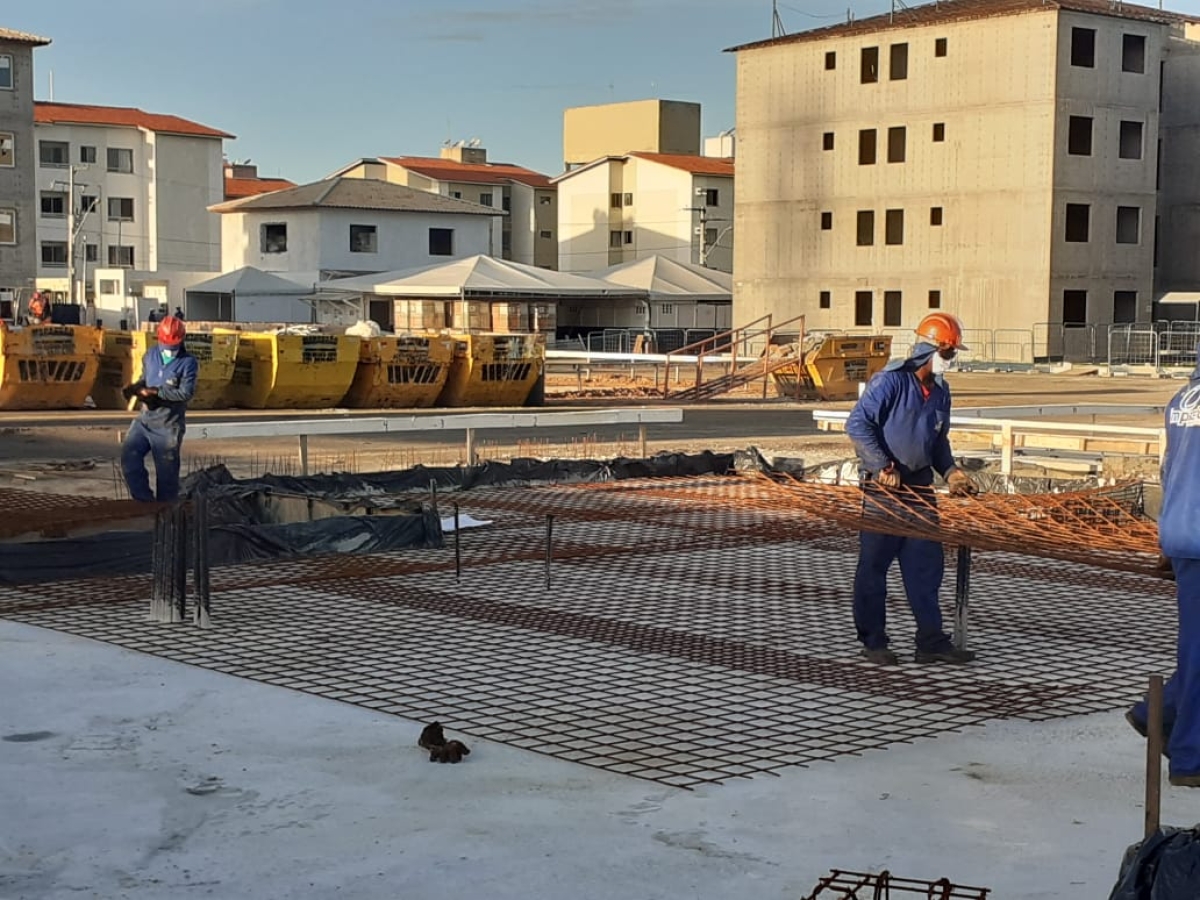 Construtora Impacto retoma as obras e reforça medidas de prevenção ao coronavírus (Covid-19) - Foto: Via Assessoria