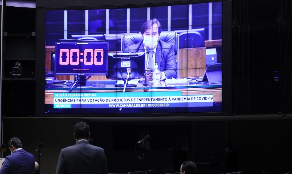 Votação da PEC do Orçamento de Guerra é concluída na Câmara (Foto: Najara Araújo/ Câmara dos Deputados)