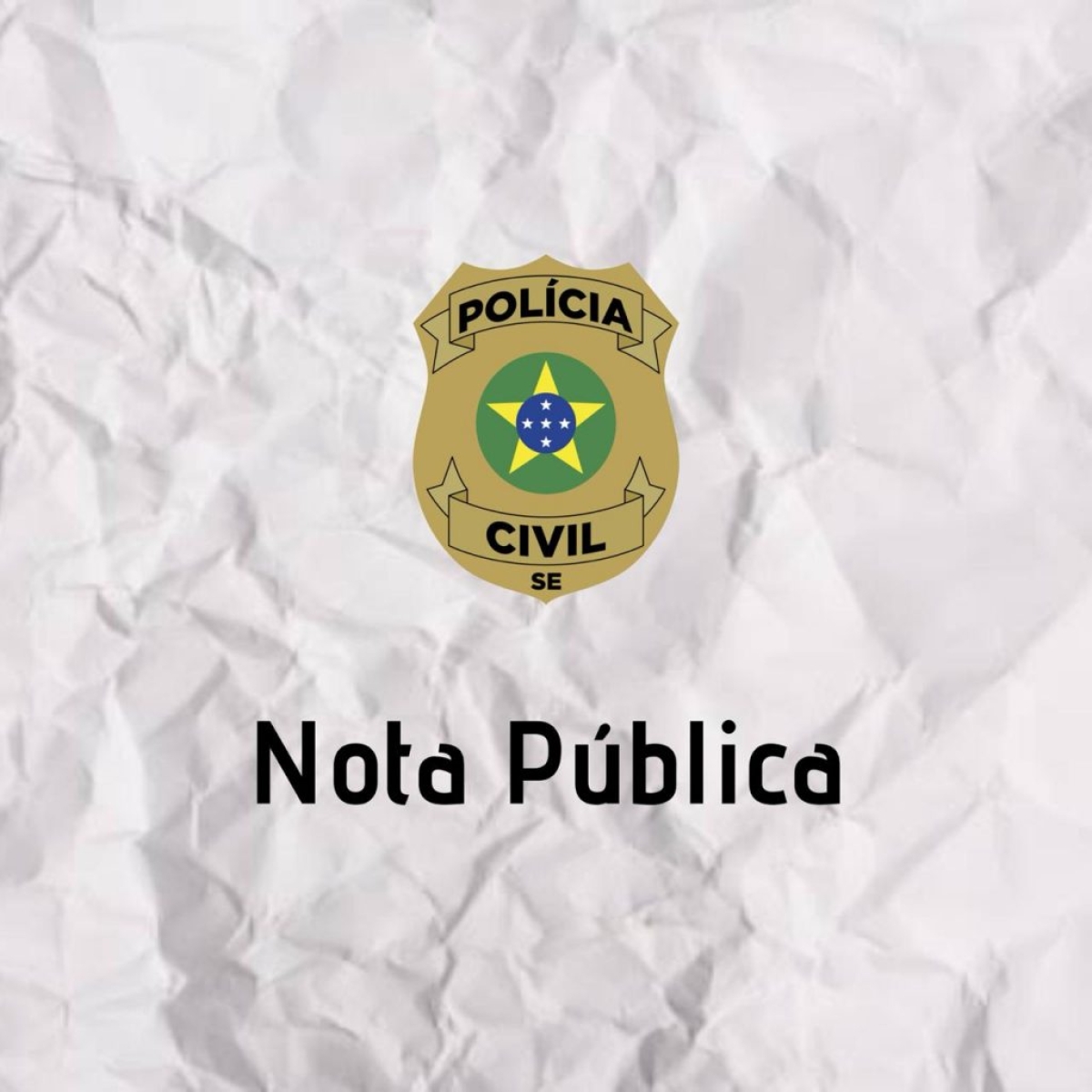 NOTA P?BLICA: Delegada-Geral entra em isolamento domiciliar após testar positivo para a Covid-19 (Imagem: SSP/SE)