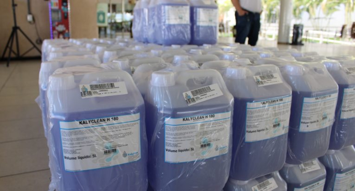 Unit faz doação de EPIs e álcool gel em estados e municípios do Nordeste (Foto: Assessoria de Imprensa Unit)