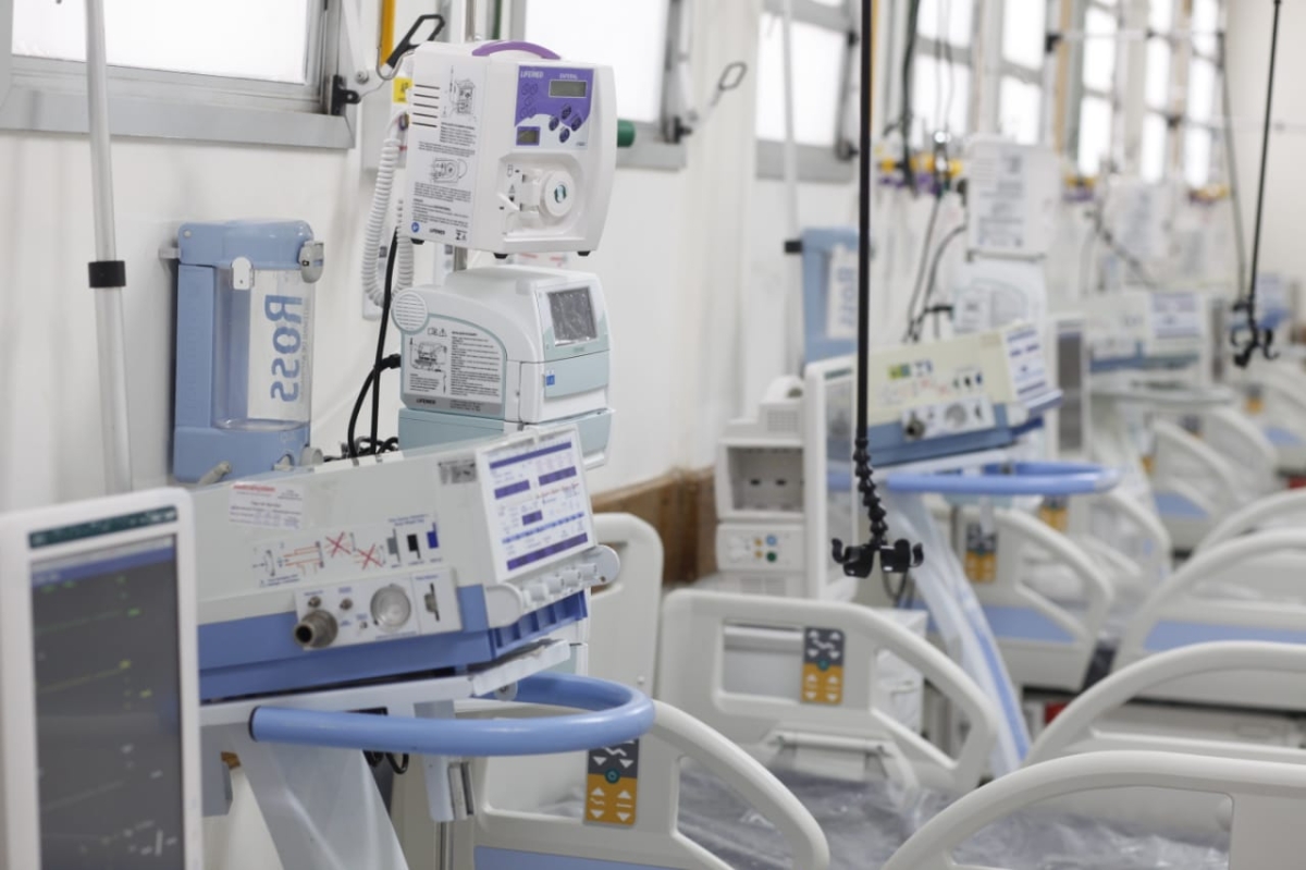 Foram abertos mais 17 leitos no Huse e 12 no Hospital Regional de Estância. Na próxima semana, outros seis leitos de UTI serão abertos no HPM (Foto: Marco Vieira/ Governo de Sergipe)