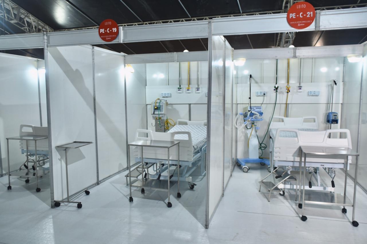 Prefeitura inaugura Hospital de Campanha Cleovansóstenes Pereira Aguiar (Foto: Marcelle Cristinne/ Prefeitura de Aracaju)