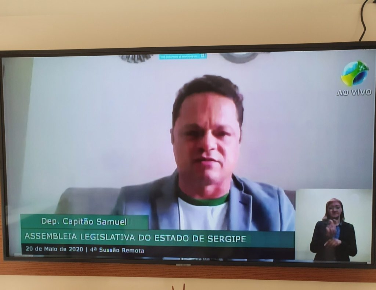 Capitão Samuel faz apelo para que governador encaminhe projeto de Lei para ser votado para a criação de vagas para delegados e agentes prisionais (Foto: Site Capitão Samuel)