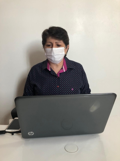 Covid 19: Maria Mendonça apela por mais atenção para com os profissionais da saúde (Foto: Assessoria Maria Mendonça)