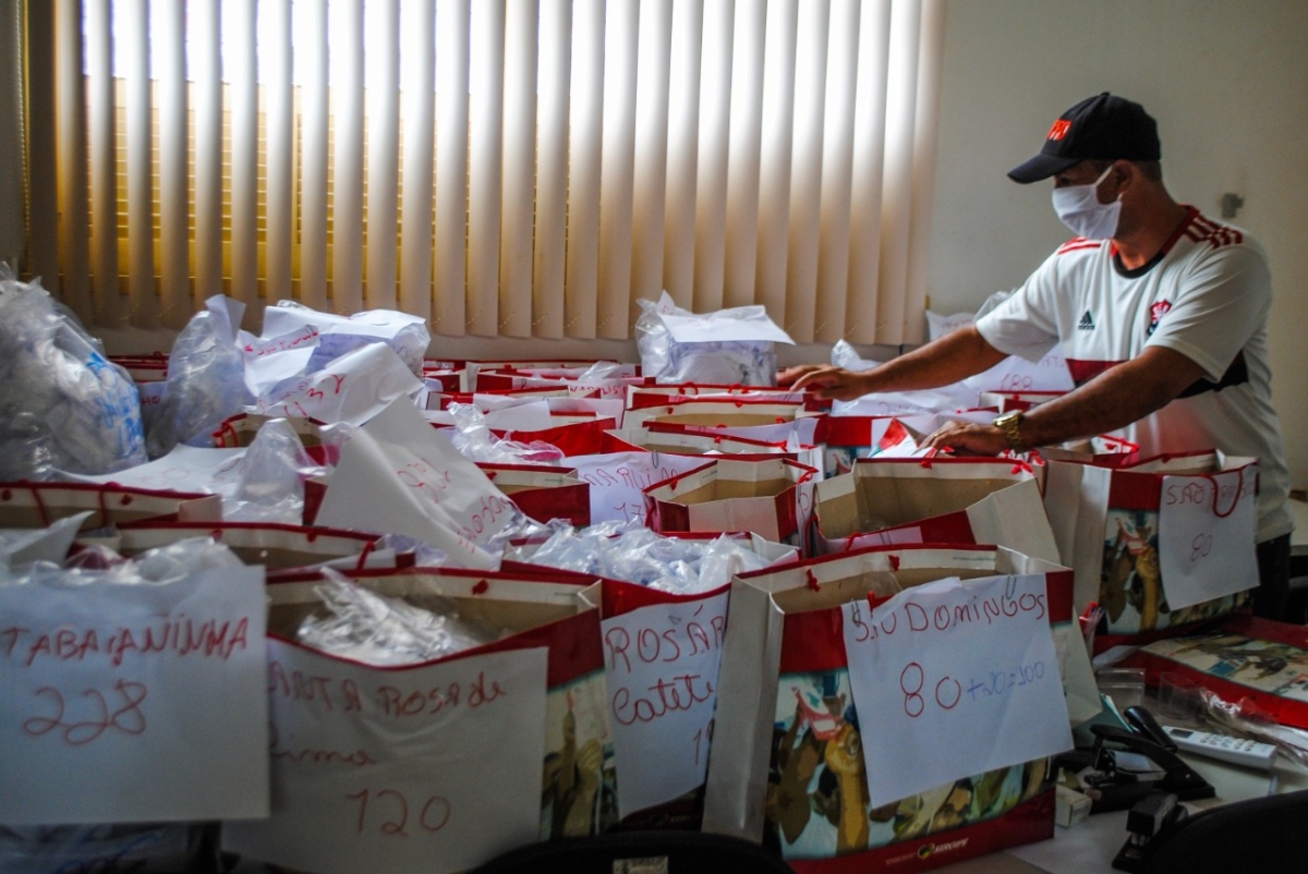 Governo de Sergipe distribui cerca de 20 mil máscaras para trabalhadores da Assistência Social dos 75 municípios (Foto: Seit/ Governo de Sergipe)