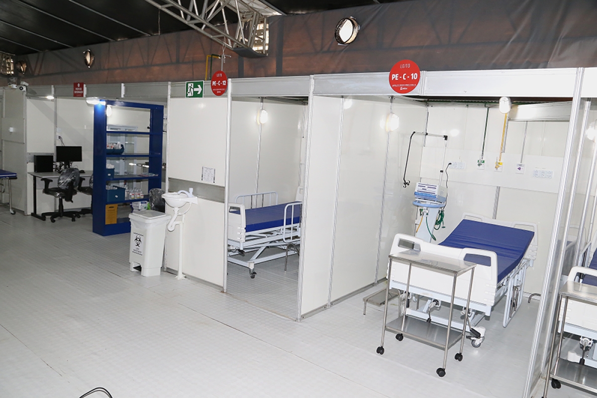 Apenas 60 leitos estão disponíveis, por enquanto Prefeitura de Aracaju (Foto: Sergio Silva/ PMA)