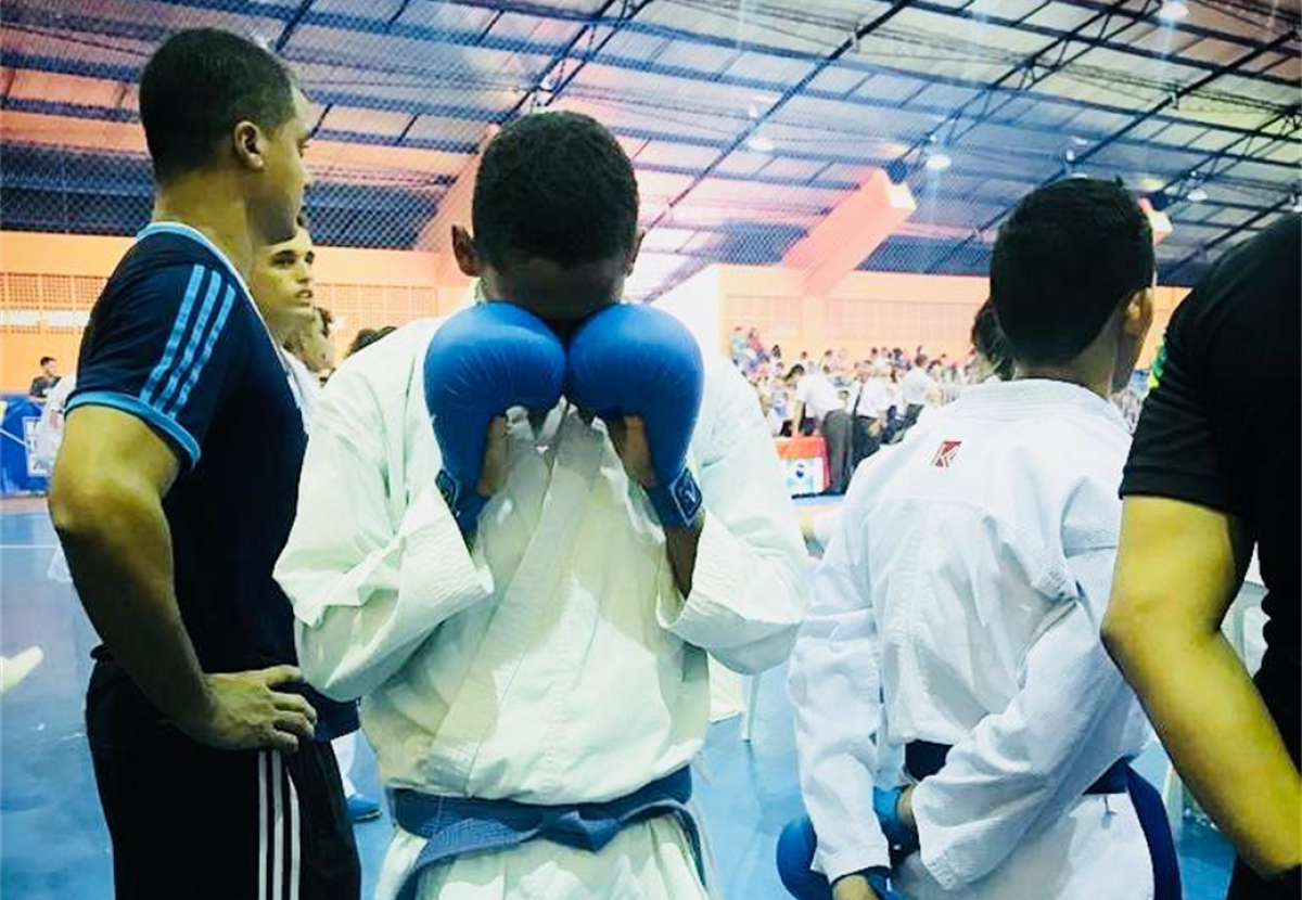 Atleta de Karatê da Unit  (Foto: Assessoria de Imprensa Unit)