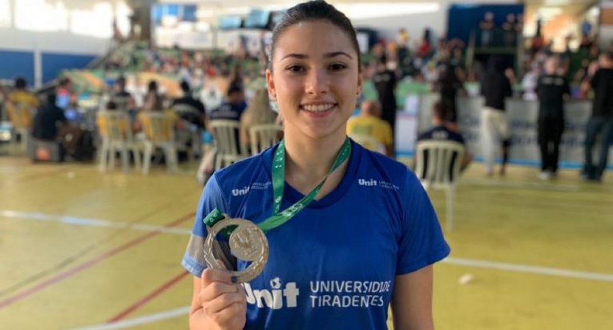 Acadêmica de Engenharia Mecatrônica, Manuela Guimarães (Foto: Assessoria de Imprensa Unit)