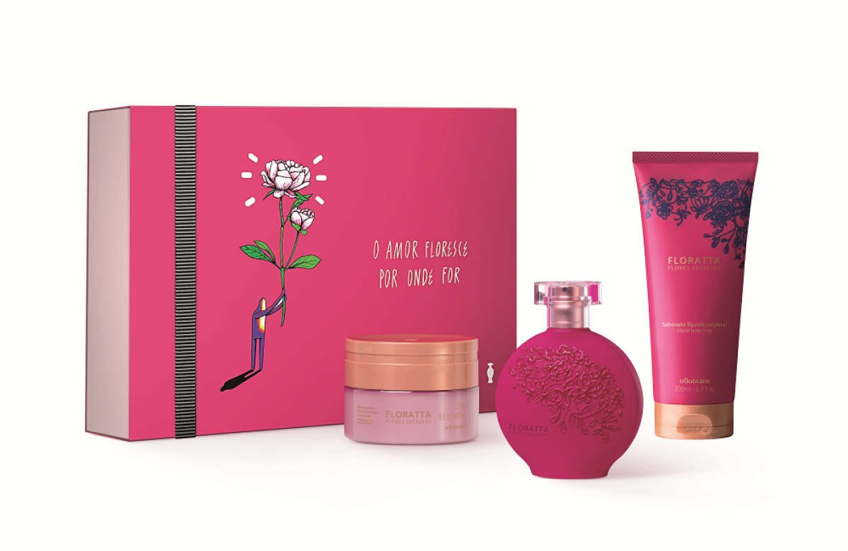 Kit Floratta Flores Secretas (Imagem: Divulgação/ Assessoria O Boticário)