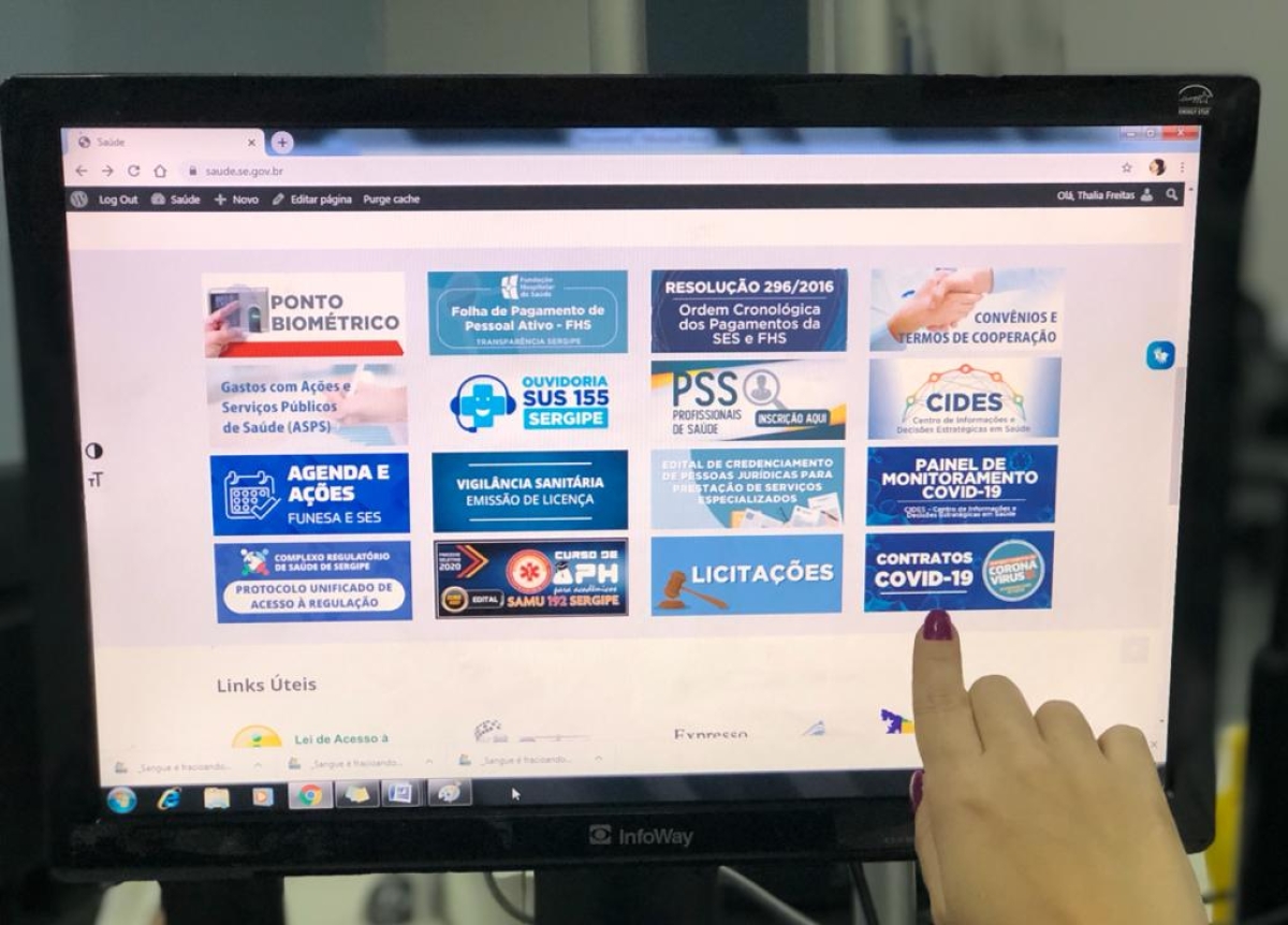 Covid- 19: Governo de Sergipe abre cotação pública para contratar serviço de hotelaria (Foto: SES/SE)