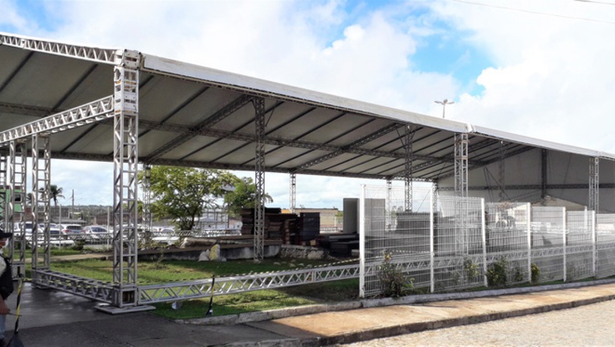 Hospital de campanha de Lagarto terá reforço de 20 leitos de terapia intensiva (Foto: Assessoria)
