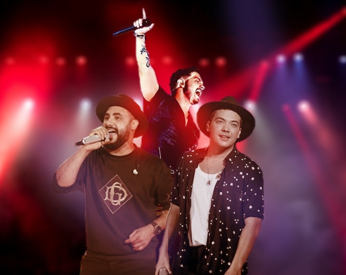 Wesley Safadão, Luan Santana, Saia Rodada e muitos outros artistas comandam o Circuito Brahma Live neste final de semana (Imagem: Divulgação)