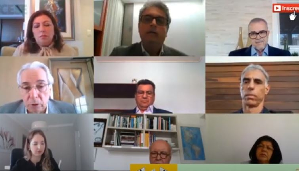 Sessão ocorreu de forma remota nesta quinta-feira, 18/6 (Foto: Reprodução/ Youtube/ Streaming realizado pelo TCE)