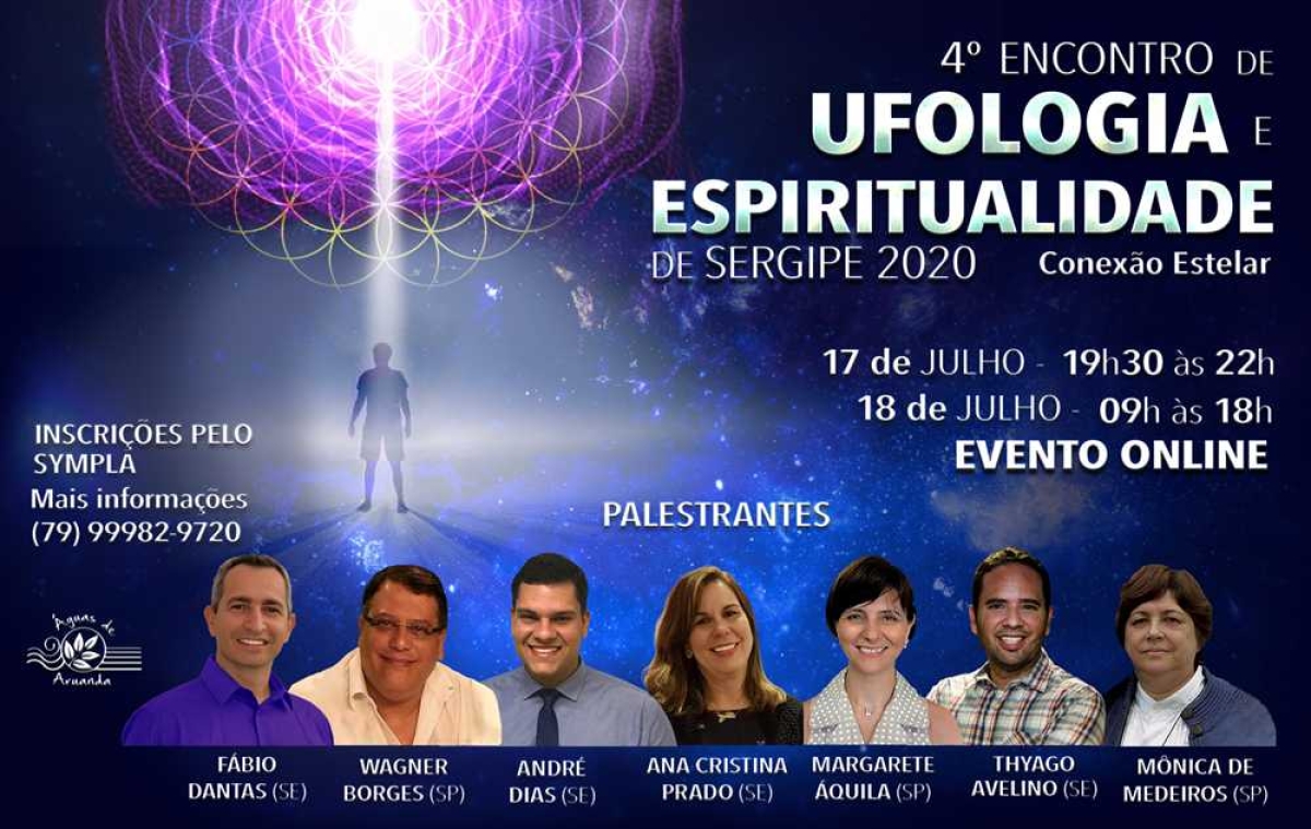 4º Encontro de Ufologia e Espiritualidade de Sergipe: Conexão Estelar (Imagem: Divulgação)